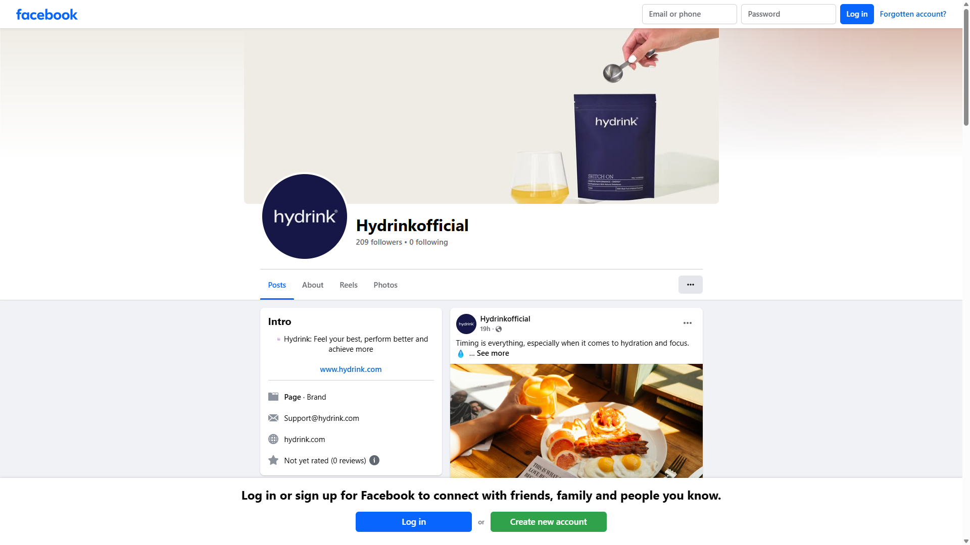 hydrink-fb-page-screenshot.png